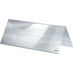 Sigel Tischaufsteller Dachform glasklar 240x90mm VE=10x5 Stück