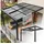 Juskys Terrassendach Jakarta 3 x 3 m grau