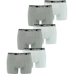 HEAD Herren Boxershort Basic Boxer 4er 6er 8er Multipack in XL Grau Combo 012