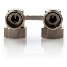 Simplex Hahnblock E1/50 Standard, Eckform, für Heizkörper mit 1⁄2 Zoll IG