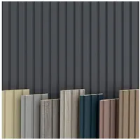 HEXIM Wandpaneel Beats De Luxe Schwarz 4 St. 275