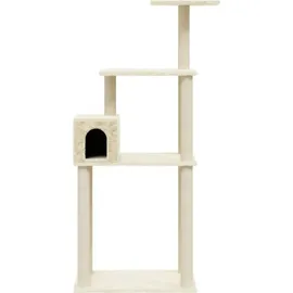 vidaXL Kratzbaum mit Sisal-Kratzsäulen 147 cm creme