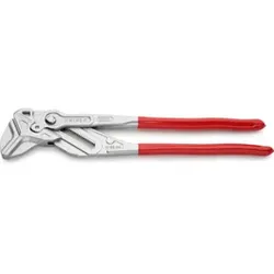 KNIPEX 86 03 400 Zangenschlüssel XL Zange und Schraubenschlüssel in einem Werkzeug verchromt 400 mm