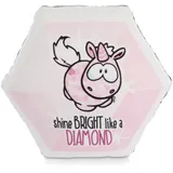 NICI 47638 - Kuschelkissen Einhorn Pink Diamond diamantförmig 30x25cm