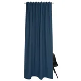 Schöner Wohnen Solo Schlaufenvorhang 130 x 250 cm Blau/Grau 1 St