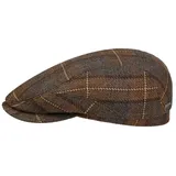 Stetson Flat Cap (1-St) Schirmmütze mit Schirm, Made in Germany braun 58 cm
