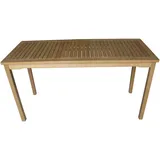 Sedex Gartentisch 140 x 60 x 74 cm Eukalyptusholz beige