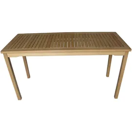 Sedex Gartentisch 140 x 60 x 74 cm Eukalyptusholz beige