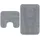 vidaXL Badteppich Grau 100 x 80 cm