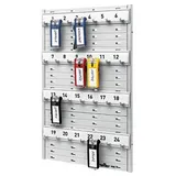 Durable Schlüsselbrett grau mit 24 Haken