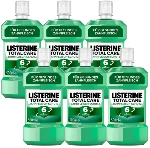 Listerine Mundspülung Total Care Zahnfleisch-Schutz Multipack