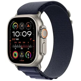 Apple Watch Ultra Alpine Loop 49 mm Marineblau Titan Natur Small
