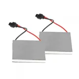 ZYWUOY Ofenventilator-Generator, 2 Stück, wärmebetriebener Kaminventilator-Motor, Ersatzofenventilator, thermoelektrischer Stromgenerator für Zuhause, Herd, Brenner, Ventilator, Holzbrenner, 40 x 40