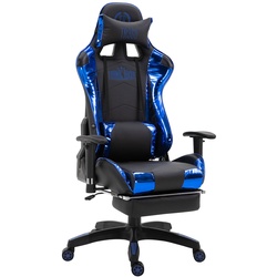 CLP Gaming Bürostuhl Turbo I Höhenverstellbarer Schreibtischstuhl Mit Fußablage