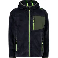 CMP Kid Jacket Fix Hood, Anthrazit-Olive, 116