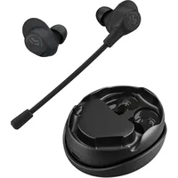JLab Work Buds True Wireless Earbuds Black Bluetooth In-Ear-Kopfhörer, Abnehmbares Mikrofon mit Geräuschunterdrückung 10 h, Kabellos, Kopfhörer Schwarz