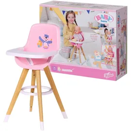 BABY BORN Puppenhochstuhl Puppenstuhl rosa 829271