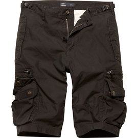 Vintage Industries Gandor Short Shorts, schwarz,