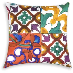 Excelsa Dekoratives Kissen Lisbona 45X45 Cm Baumwolle Bunt