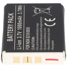 AccuCell Akku passend für Nokia 8210, 8850, Li-Ion, 3,7V, 1000mAh, 3,7Wh