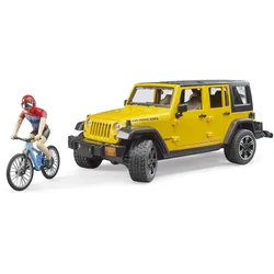 Bruder 02543, Jeep, Mountain bike and cyclist, 4 Jahr(e), ABS Synthetik, Mehrfar