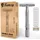 KANZY Rasierhobel Herren und Damen mit 10 Klingen Edelstahl Nassrasierer Sicherheitsrasierer arbeitet mit allen Doppelkante Rasierer Safety Razor Set