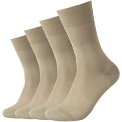 Socken CAMANO "ca-soft", Herren, Gr. 39-42, beige (sand), Baumwolle, Polyamid, unifarben, normal, Socken, mit hoher Verarbeitungsqualität