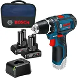 Bosch GSR 12V-15 inkl. 2 x 4,0 Ah + Softbag