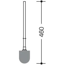 Hewi Serie 477 WC-Bürste der reinweiß