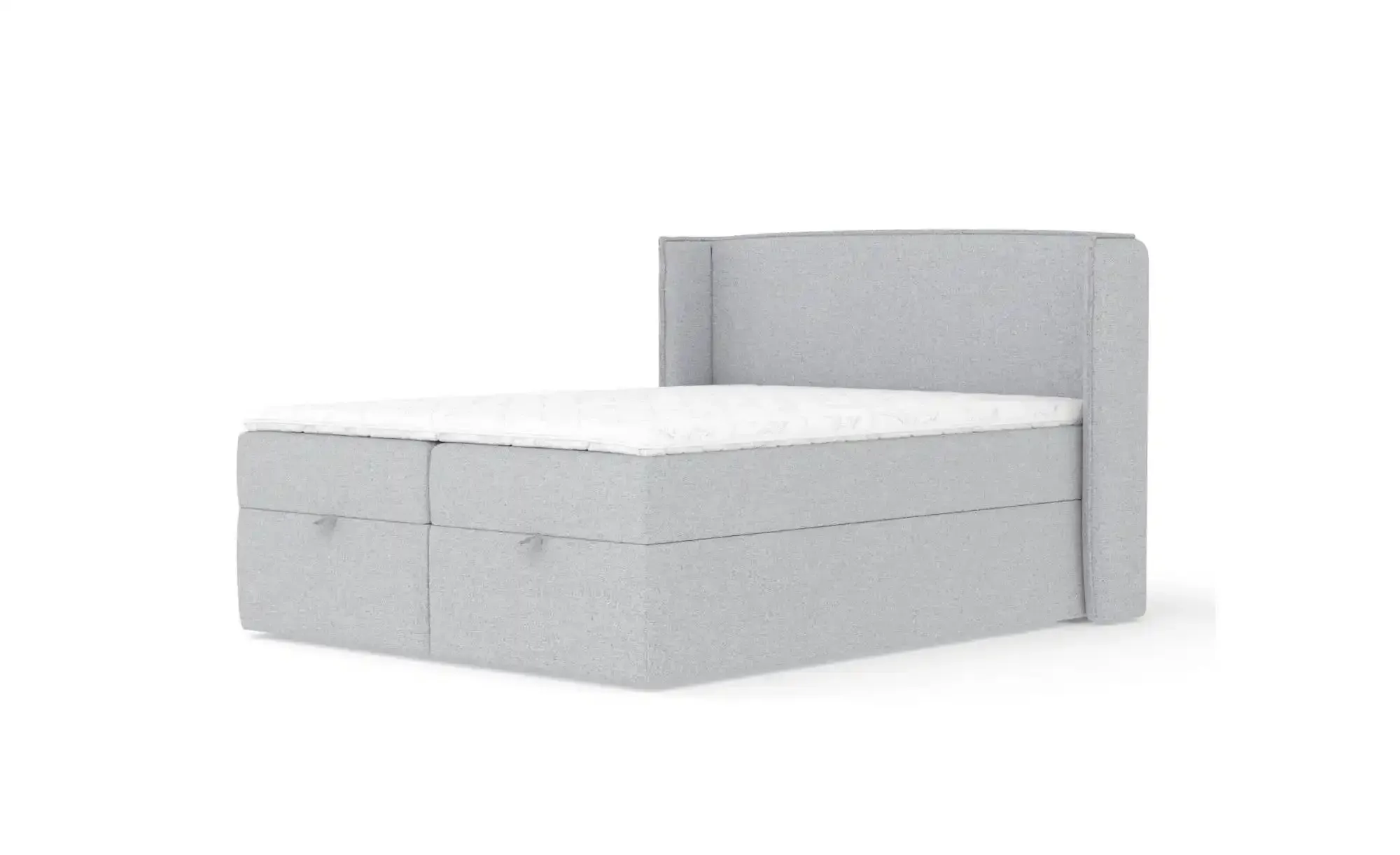 maison de rêve Boxspringbett mit Stauraum  Passion ¦ grau ¦ Maße (cm): B: 158 H: 117