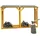 Promadino Kaminholzregal Speyer Holz 238 x 148 x 68 cm honigbraun