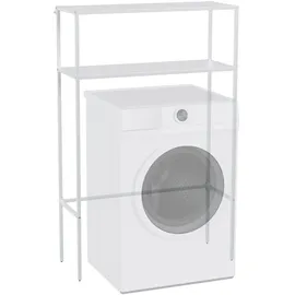 CLP Waschmaschinenregal Kendal Metall HBT: 125x81x30 cm weiß