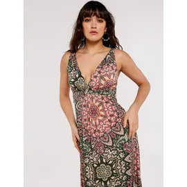 Apricot Maxikleid Mandala-Maxikleid Grün M