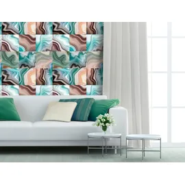 Queence Vinyltapete Bieb 90x300 cm 0,9 m2 bunt 34193