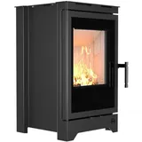 HITZE Kaminofen LYNX B 6,5 kW Holzofen Stückholzofen Stückholzkamin Stahlofen