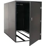 Proregal Fahrradgarage 2er 160x113x209cm abschließbar Metall Anthrazit