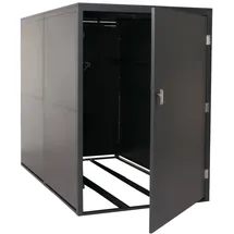 Proregal Fahrradgarage 2er 160x113x209cm abschließbar Metall Anthrazit