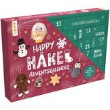 Frech Happy Häkel-Adventskalender. Mit Material und Anleitungsbuch für 24 Häkelprojekte