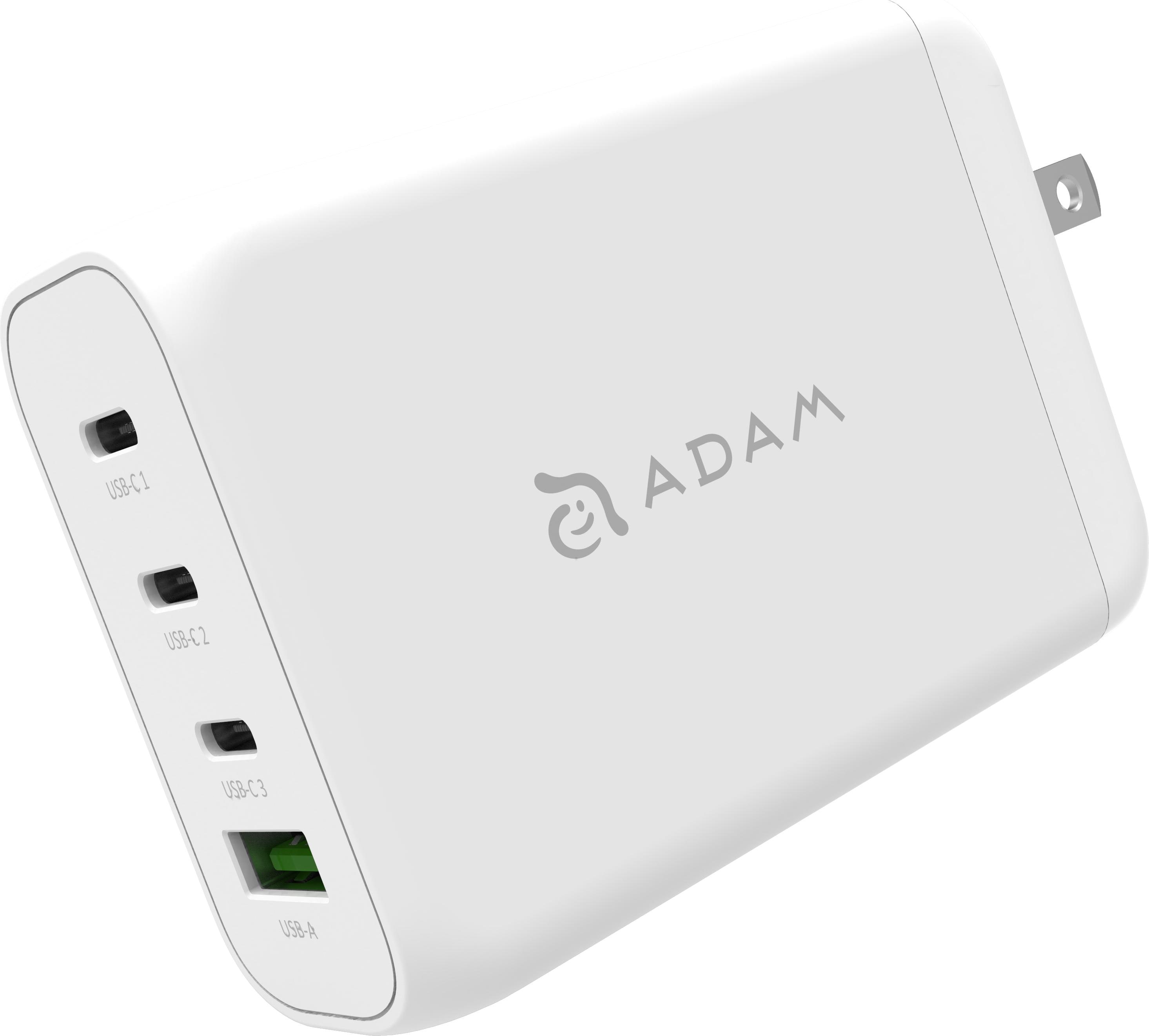 Adam Elements Omnia Pro 1 (120 W, GaN Technology), USB Ladegerät, Weiss
