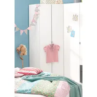 Priess Steyr Eckkleiderschrank 60 x 193 x 76,5 cm weiß