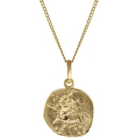 trendor 15022-12 Kinder-Halskette mit Sternzeichen Schütze 333/8K Gold, 42 cm