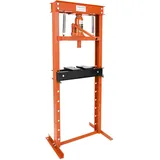 Garvee Hydraulische Presse, manuelle Werkstattpresse, für Werkstatt & Kfz-Reparatur, höhenverstellbar, robuster Stahlrahmen, 12 Tonnen, orange + schwarz