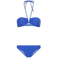 lscn by lascana Bandeau-Bikini Damen Blau 32 Cup A/B