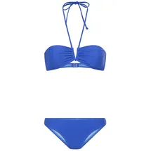lscn by lascana Bandeau-Bikini Damen Blau 32 Cup A/B