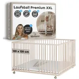 Sämann Laufgitter Matratze, Cloud Air Schlupfsprossen Lattenrost natur Premium | Gr.: 120x120 cm