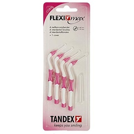 Tandex Flexi Max Interdentalbürsten, Zylinderform, 4 Stück, in Blisterverpackung, Koralle, 27 g