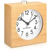 Navaris Wecker hellbraun