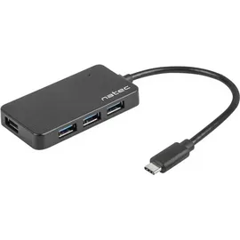 NATEC Silkworm Usb-c 3.0 Hub Schwarz