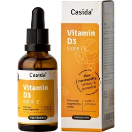 Casida GmbH Vitamin D3 Tropfen 5000 I.E. 50 ml