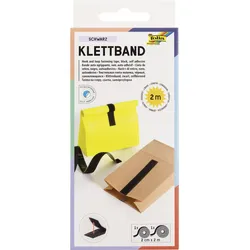folia Klettband schwarz